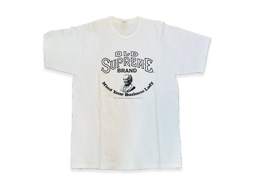 シュプリーム マインド ユア ビジネス Tシャツ "ホワイト"