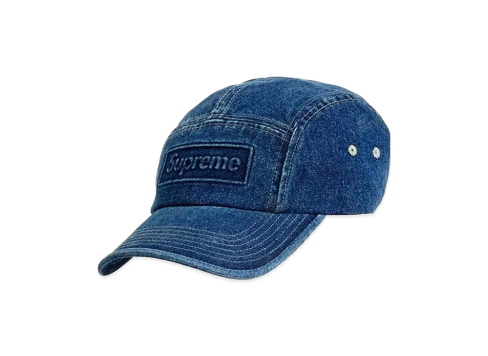Supreme Embossed Denim Camp Cap "Denim" (20SS)