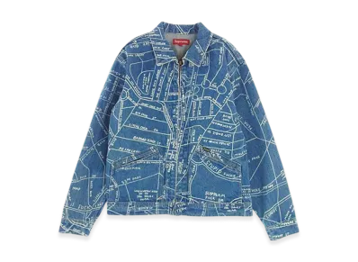 Supreme Gonz Map Work Jacket "Denim"
