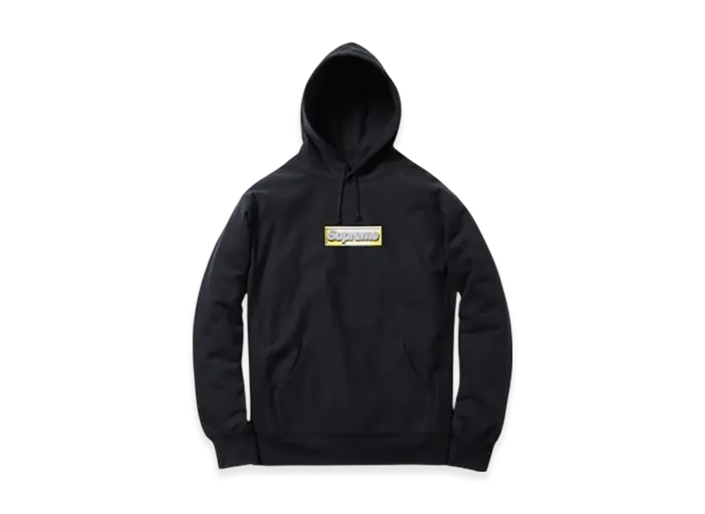Supreme Bling Box Logo Hooded Sweatshirt (13SS) "Black"