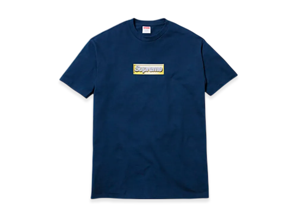 Supreme Bling Box Logo Tee (13SS) "Navy"