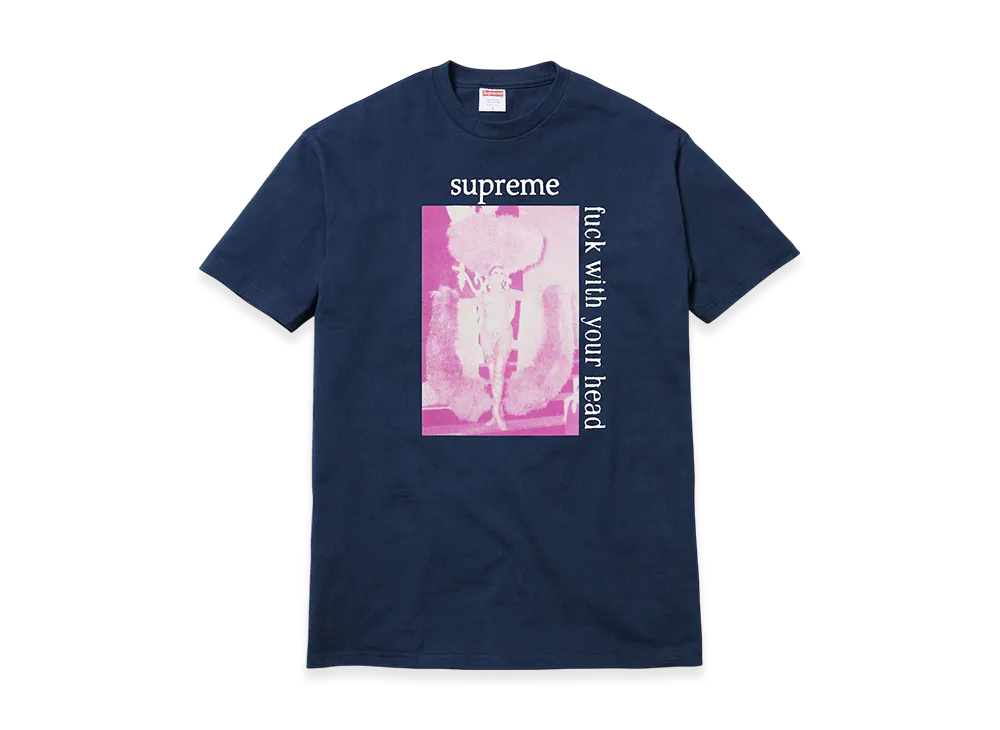 Supreme Fuck With Your Head Tee "Navy"