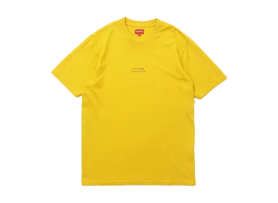 Supreme Qualite Tee 19SS "Gold"