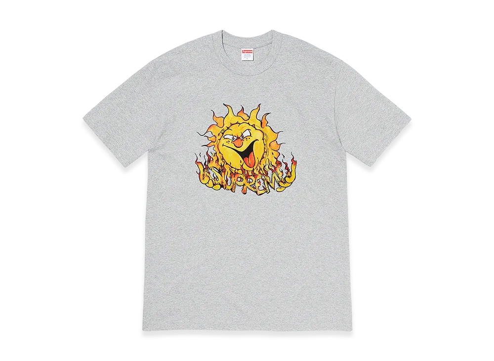 Supreme Sun Tee "Heather Grey"
