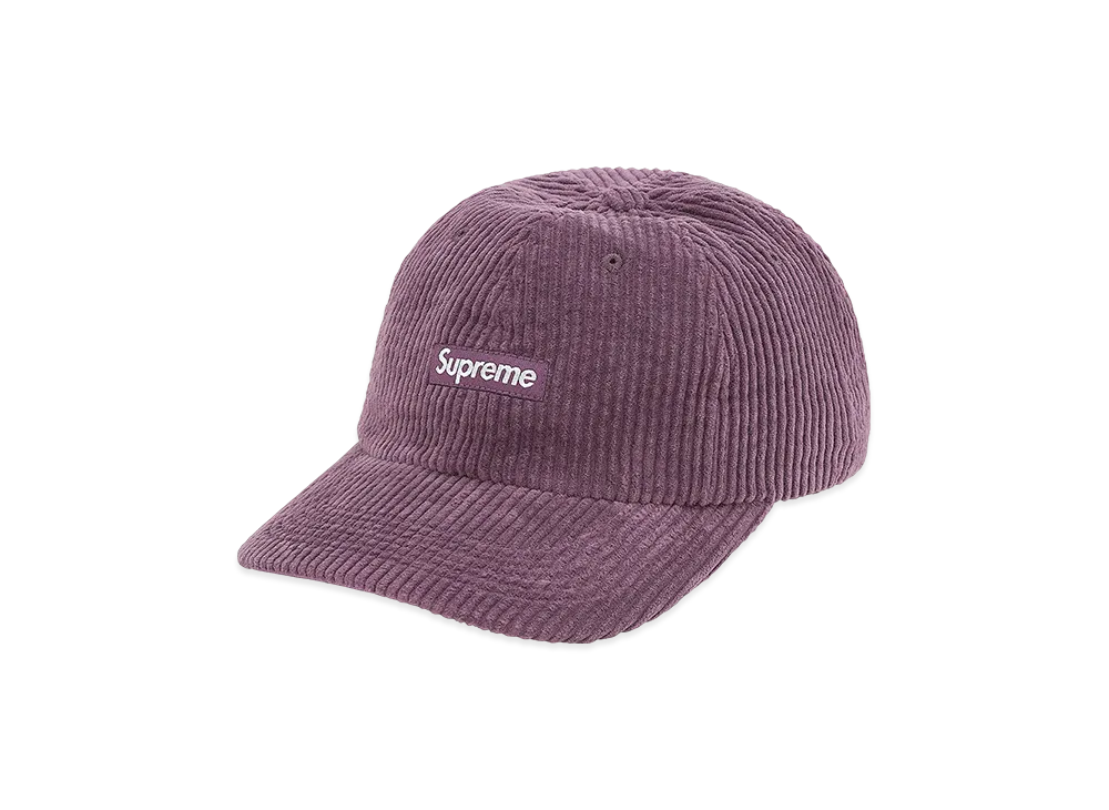 Supreme Ripple Corduroy Small Box 6-Panel "Purple"