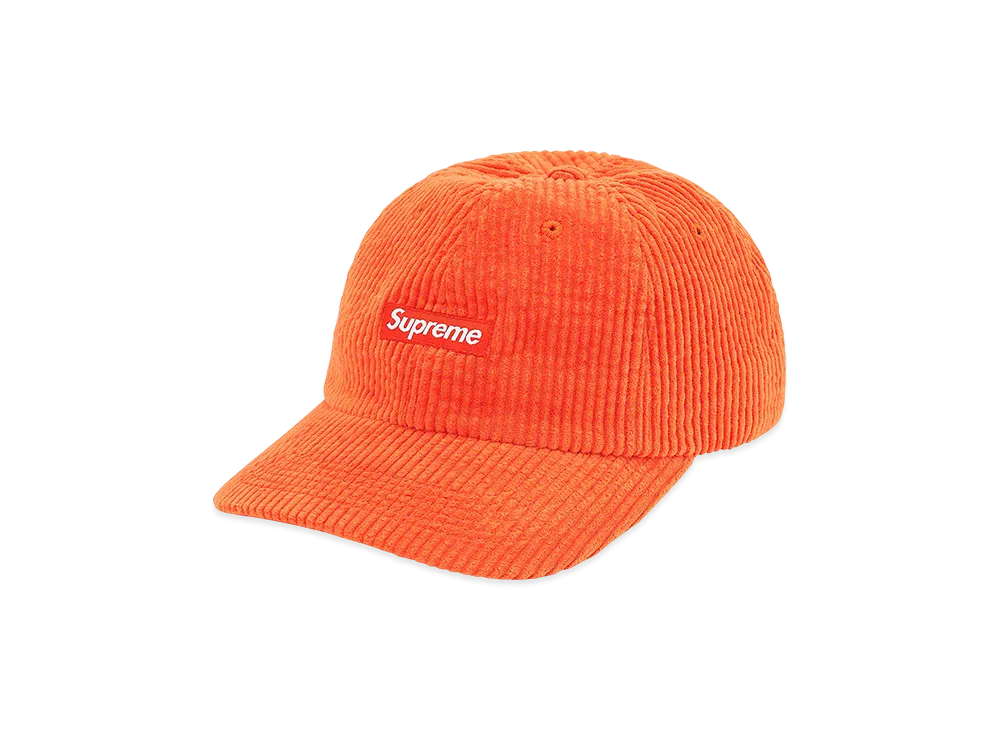 Supreme Ripple Corduroy Small Box 6-Panel "Orange"