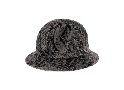 Supreme Snakeskin Corduroy Bell Hat "Black"