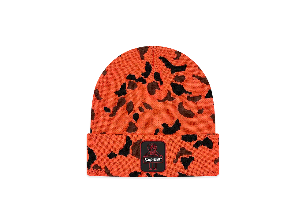 Supreme RefrigiWear Beanie "Orange Camo"