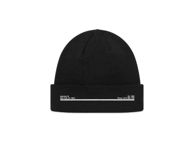 Supreme New Era Shop Beanie "Black"