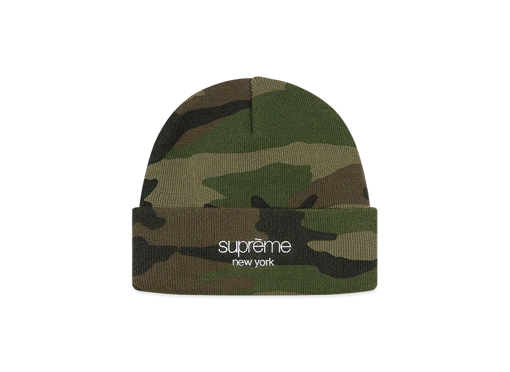 Supreme Radar Beanie "Woodland Camo"
