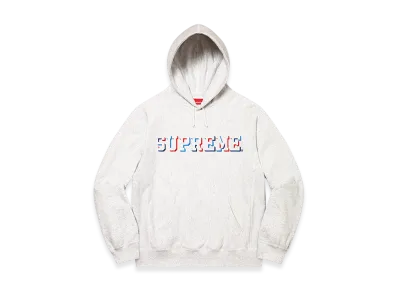 Supreme Drop Shadow Hooded Sweatshirt "Heather Multi"