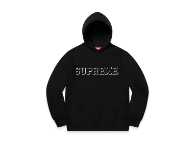 Supreme Drop Shadow Hooded Sweatshirt "Black"