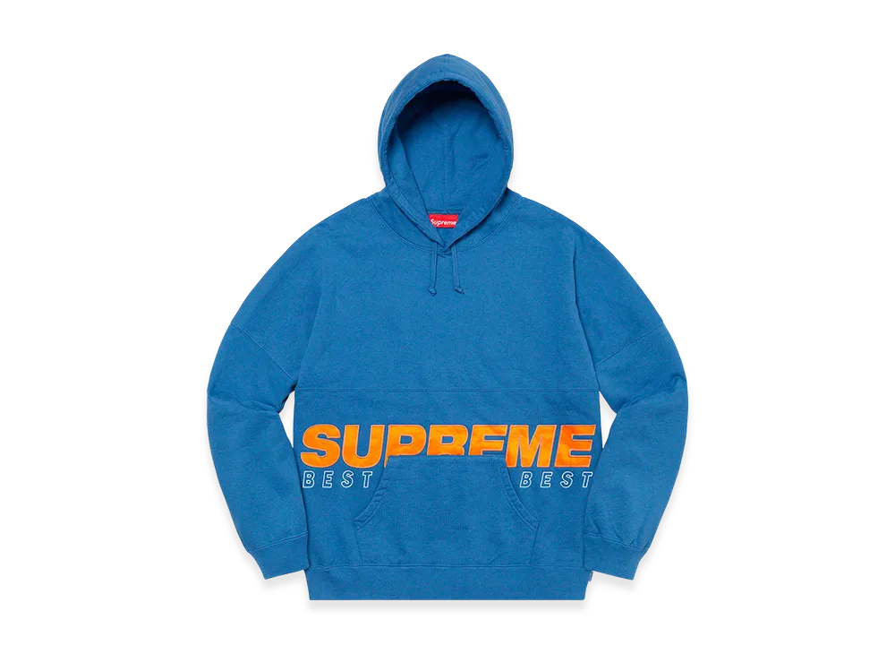 Supreme Best Of The Best Hooded Sweatshirt "Pale Royal"