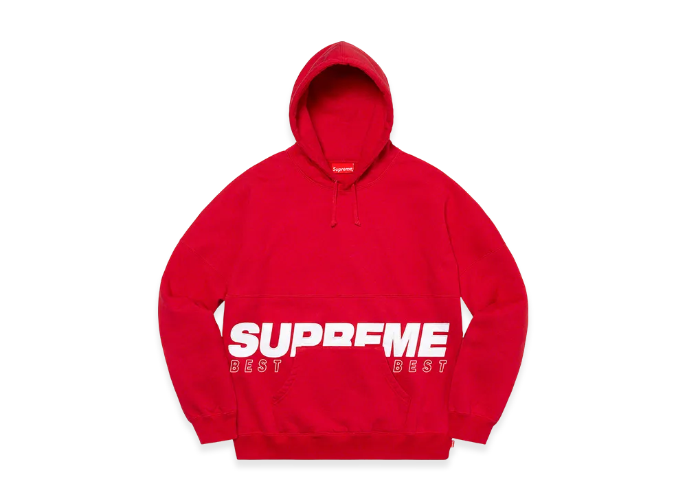 Supreme Best Of The Best Hooded Sweatshirt "Red"