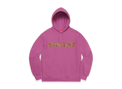 Supreme Jewels Hooded Sweatshirt "Bright Purple"