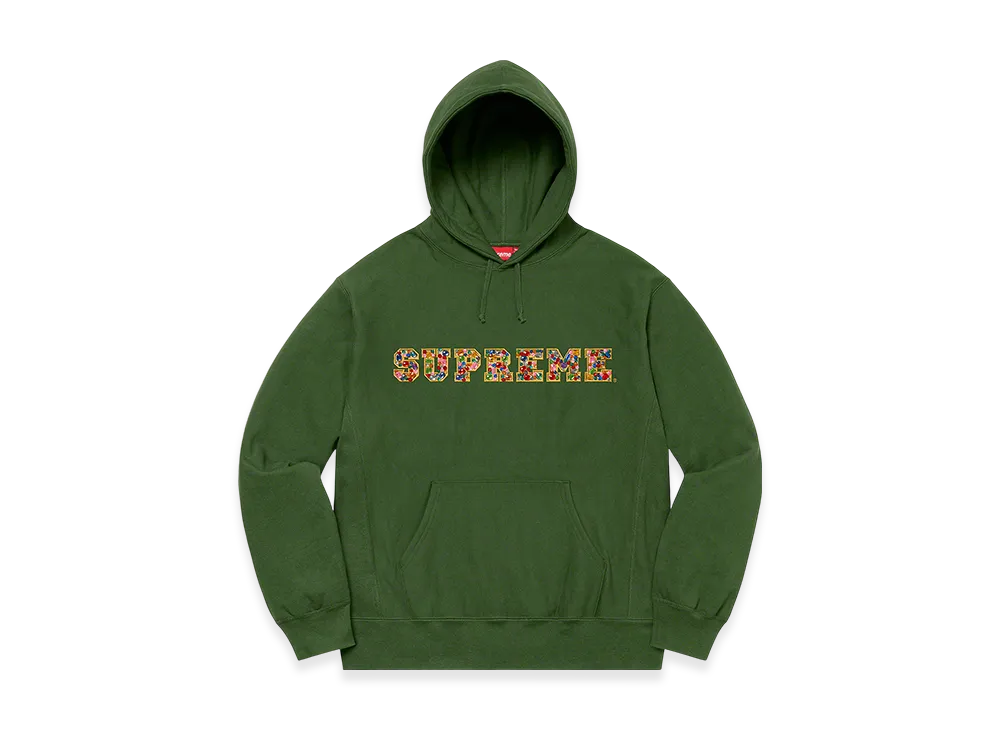 シュプリーム ジュエルズ フーデッドスウェットシャツ "グリーン"