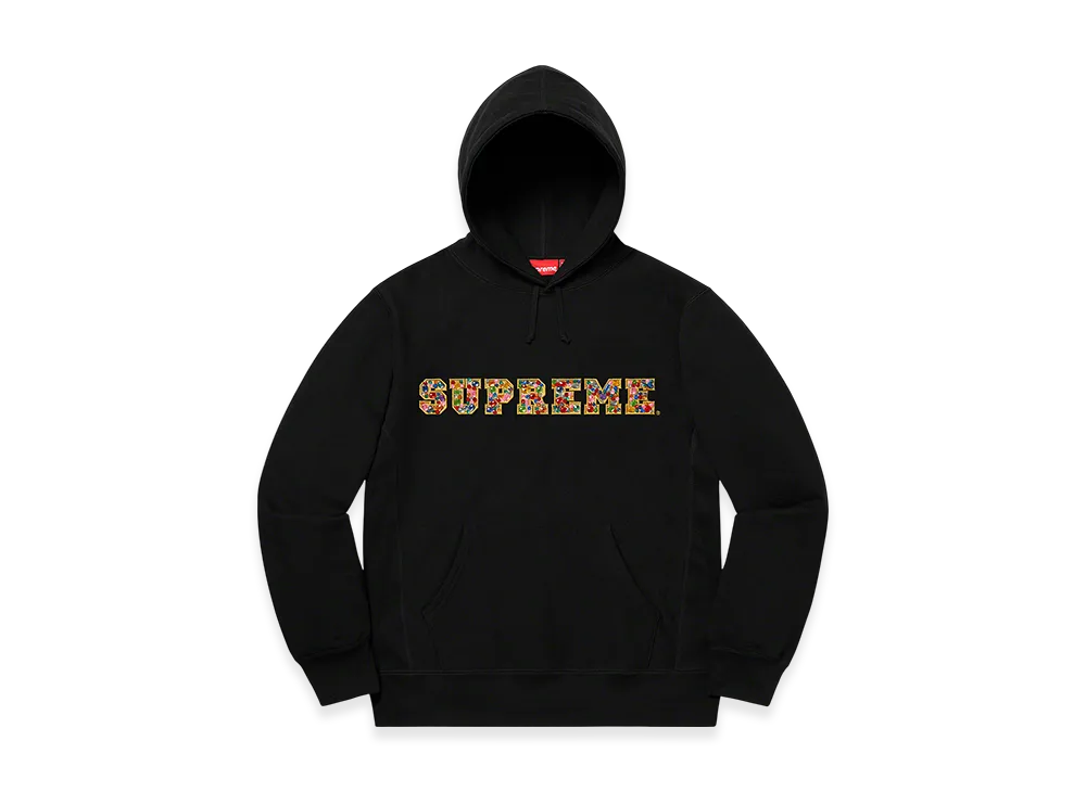 Supreme Jewels Hooded Sweatshirt "Black"
