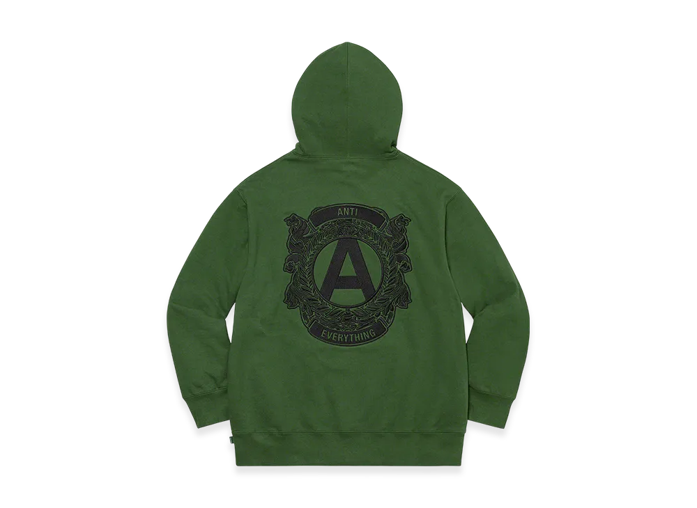 Supreme Anti Hooded Sweatshirt "Green"