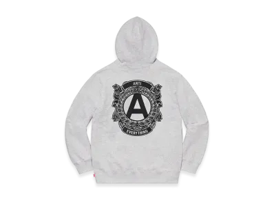 Supreme Anti Hooded Sweatshirt "Ash Grey"