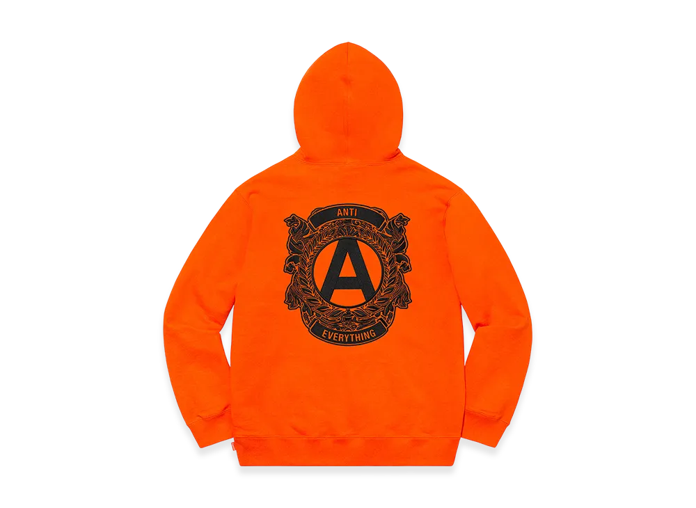 Supreme Anti Hooded Sweatshirt "Orange"