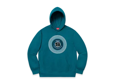 Supreme Chenille Applique Hooded Sweatshirt "Marine Blue"
