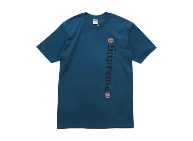 Supreme Independent Old English Tee 17FW "Dark Slate"