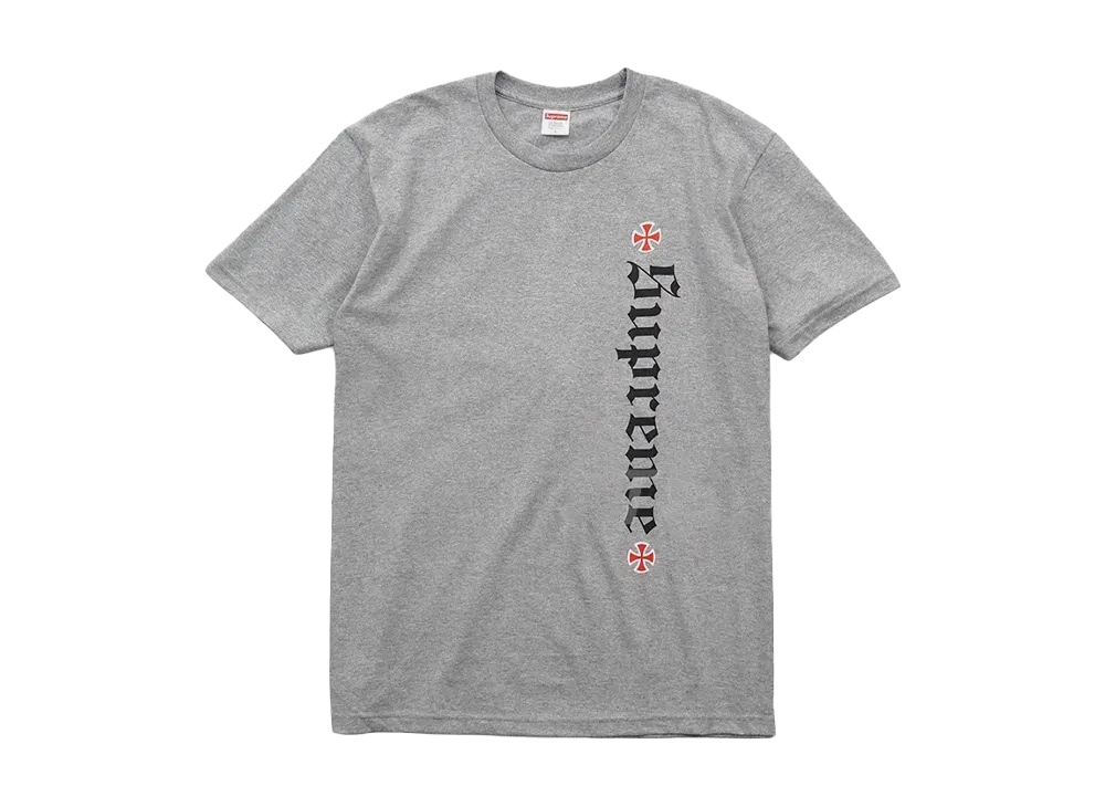 Supreme Independent Old English Tee 17FW "H.Grey"
