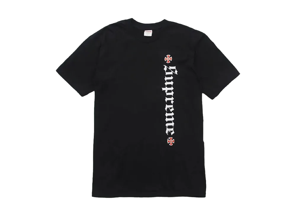 Supreme Independent Old English Tee 17FW "Black"