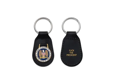 Supreme Pledge Allegiance Keychain "Black"