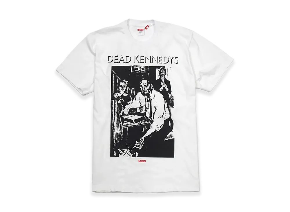 Supreme Dead Kennedys Too Drunk To Fuck Tee "White"
