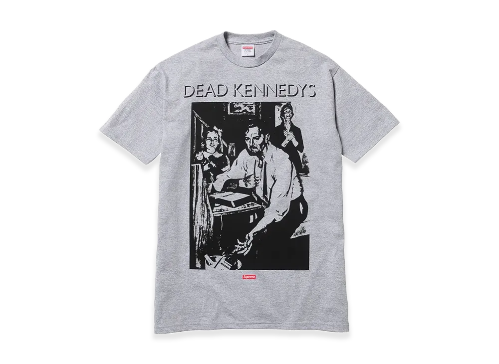 Supreme Dead Kennedys Too Drunk To Fuck Tee "H.Grey"