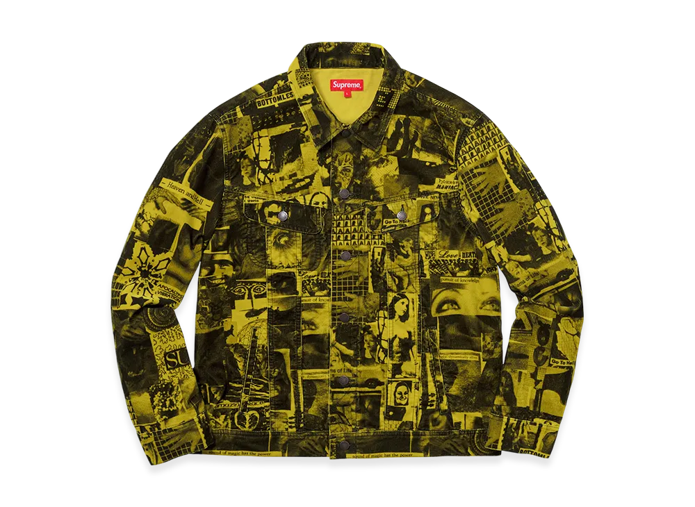 Supreme Vibrations Corduroy Trucker Jacket "Yellow"