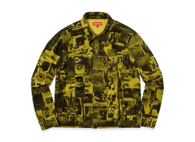 Supreme Vibrations Corduroy Trucker Jacket "Yellow"