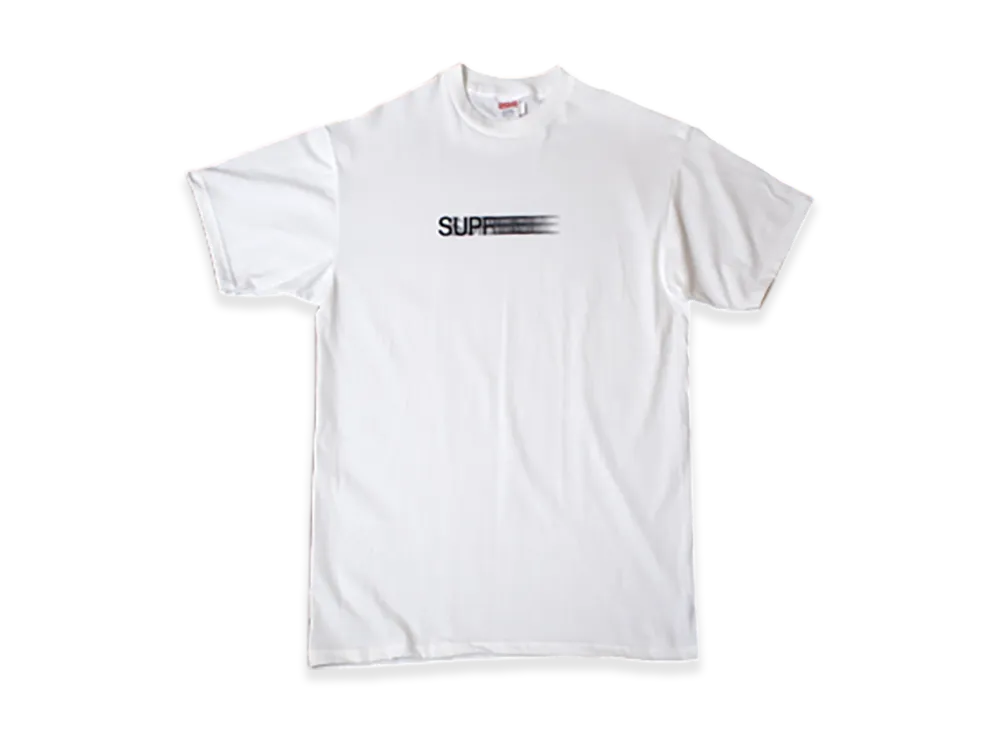 シュプリーム モーションロゴ Tシャツ "ホワイト"