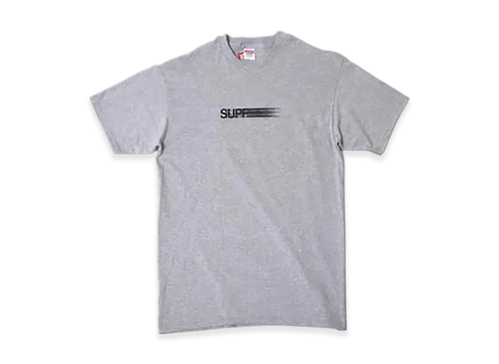 シュプリーム モーションロゴ Tシャツ "ヘザーグレー"