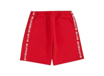 Supreme Topline Sweatshort "Red"