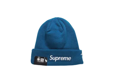 Supreme x New Era Box Logo Beanie (15FW) "Teal"