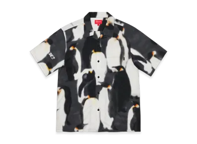 Supreme Penguins Rayon S/S Shirt "Black"