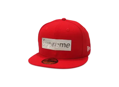 Supreme Metallic Box Logo New Era "Red"