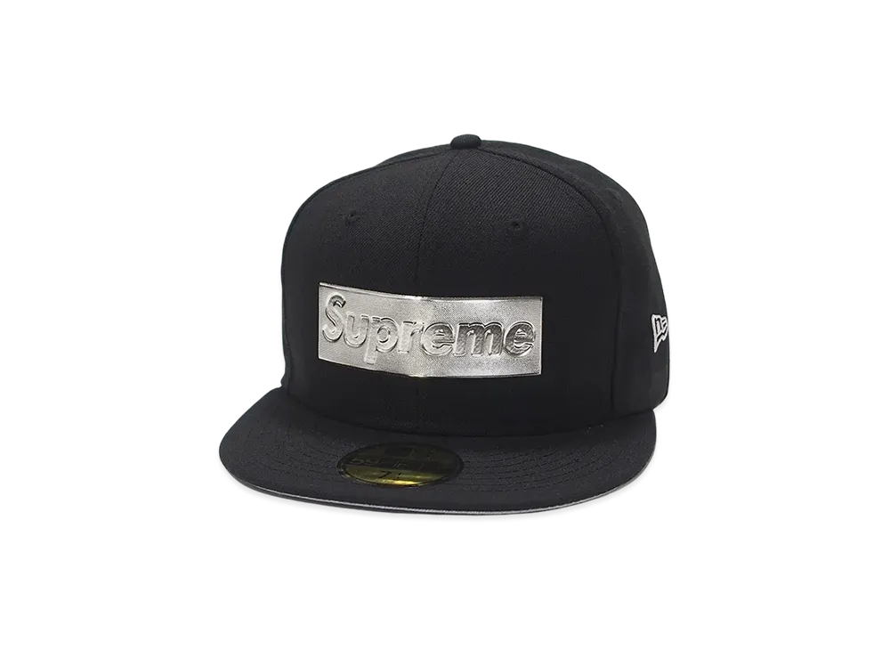Supreme Metallic Box Logo New Era "Black"