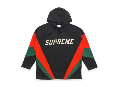 Supreme Hooded Hockey Jersey "Black"