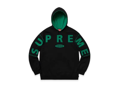 Supreme Spread Logo Hooded Sweatshirt "Black"