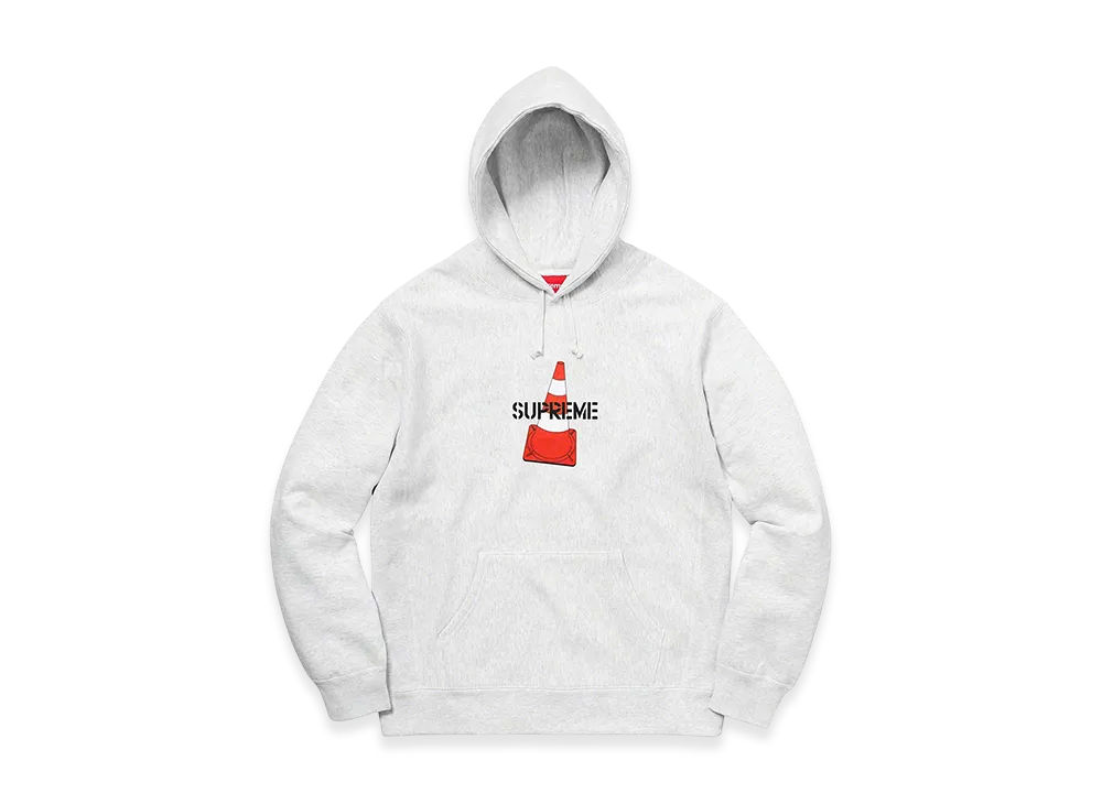 Supreme Cone Hooded Sweatshirt "Ash Grey"