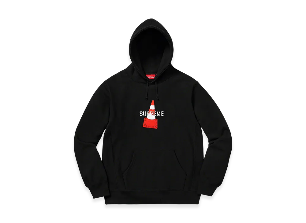Supreme Cone Hooded Sweatshirt "Black"