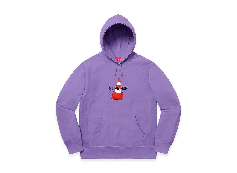Supreme Cone Hooded Sweatshirt "Light Violet"