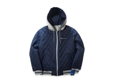 Supreme x Champion Reversible Jacket "Navy/Grey"