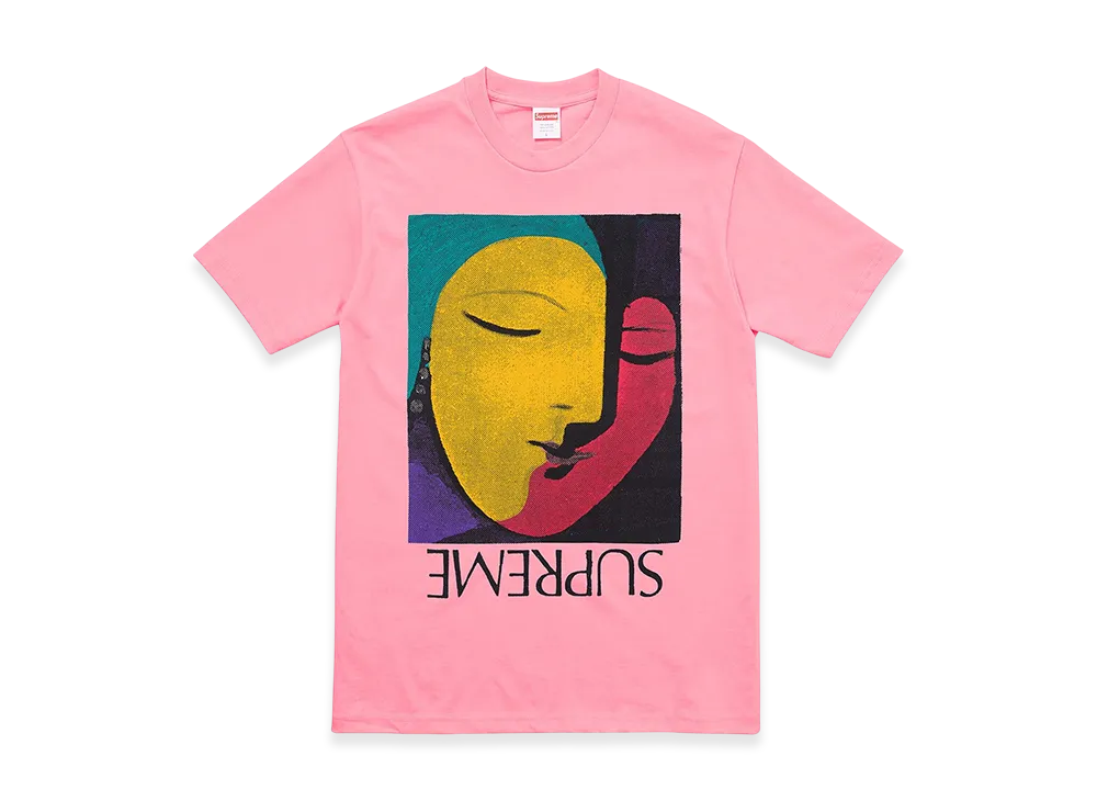 Supreme Abstract Tee "Bright Coral"