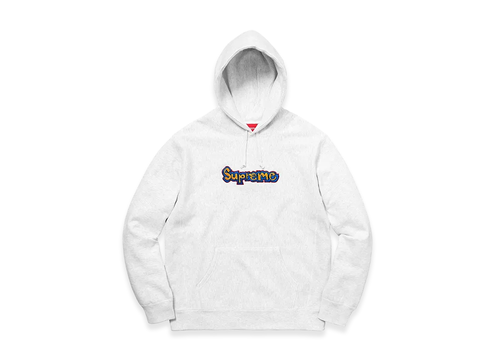 Supreme Gonz Logo Hooded Sweatshirt "Ash Grey"