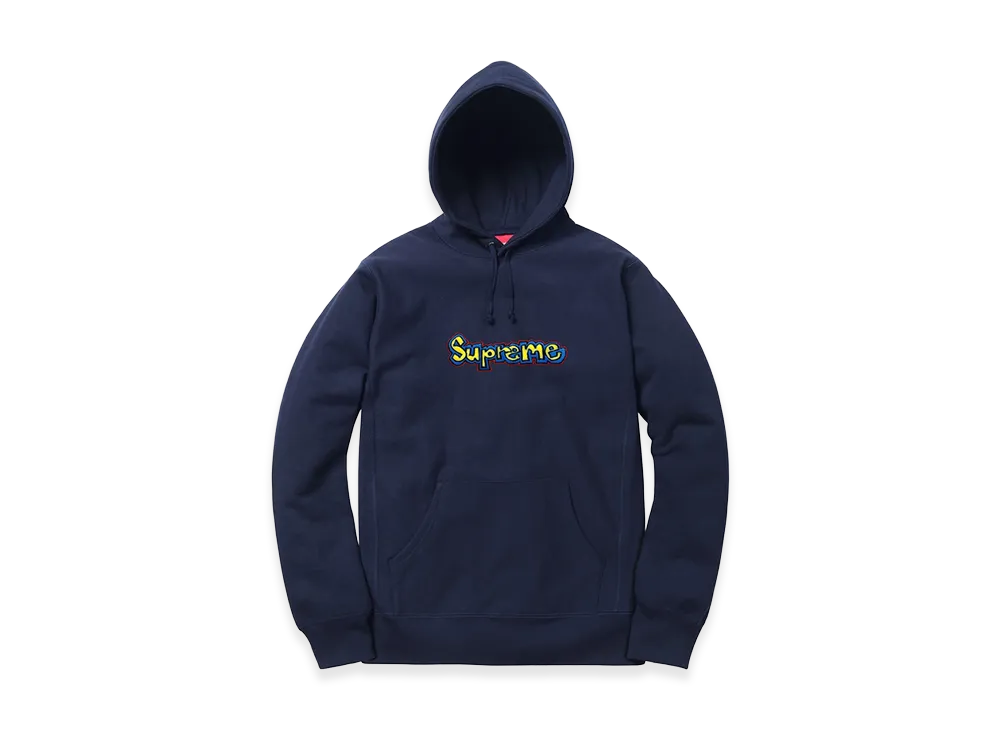 Supreme Gonz Logo Hooded Sweatshirt "Navy"