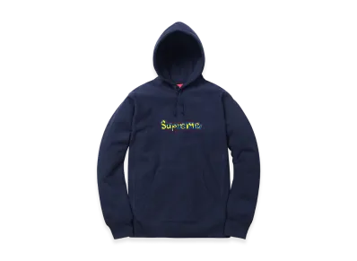 Supreme Gonz Logo Hooded Sweatshirt "Navy"